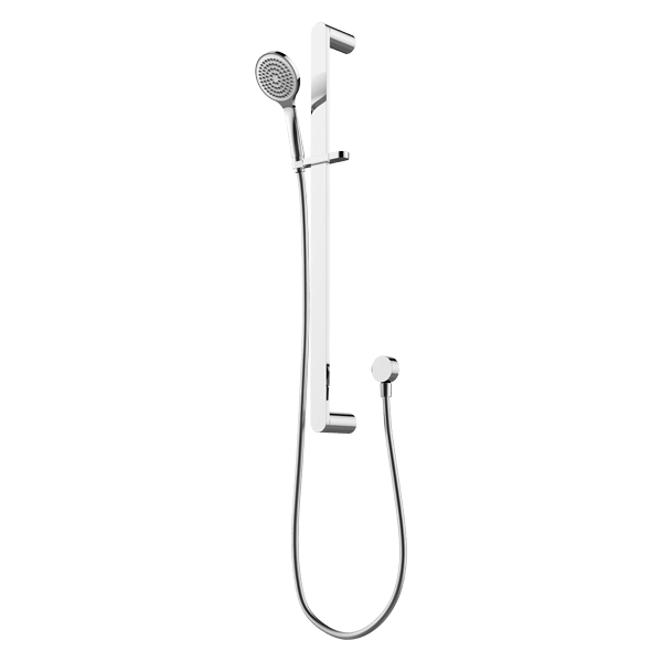 ABEY SRB09-2 SILHO STREAM HAND SHOWER AND RAIL GARETH ASHTON CHROME - Urban Designs Bathroom and Kitchen