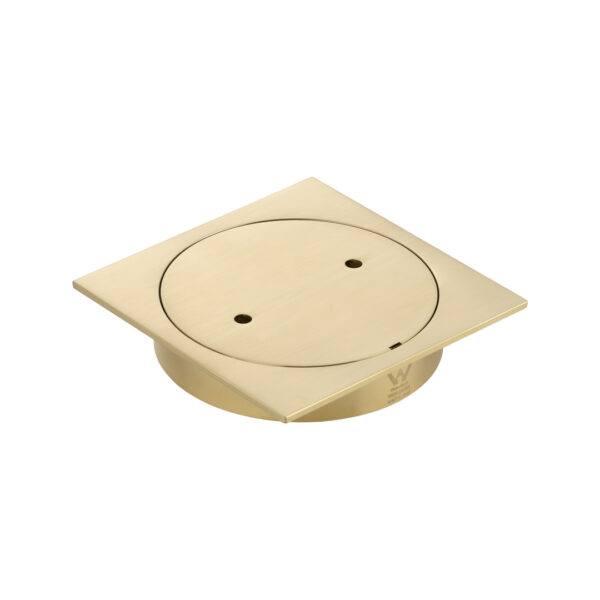 ABI Inspection Outlet Square - Brushed Brass