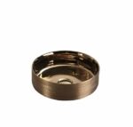 Above Counter Ceramic Basin - Brushed Rose Gold - Round - 346mm | PA3636RG