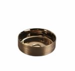 Above Counter Ceramic Basin - Brushed Rose Gold - Round - 346mm | PA3636RG