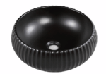 Above Counter Ceramic Basin - Matt Black - Round - 400mm | PA4014MB