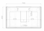 ABS RIVA FS750-WO BALI FLUTED FREESTANDING VANITY 750MM WHITE OAK - Urban Designs Bathroom and Kitchen