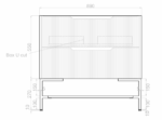 ABS RIVA FS900-WO BALI FLUTED FREESTANDING VANITY 900MM WHITE OAK - Urban Designs Bathroom and Kitchen