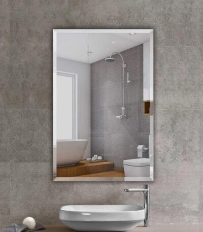 ABS RIVA ME-B-NH WALL MOUNTED BEVEL EDGE MIRROR SQUARE & RECTANGLE - Urban Designs Bathroom and Kitchen