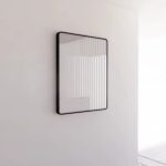 ABS RIVA ME-BF WALL MOUNTED FRAMED RECTANGLE MIRROR MATTE BLACK - Urban Designs Bathroom and Kitchen
