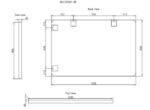 ABS RIVA ME-BN WALL MOUNTED FRAMED RECTANGLE MIRROR BRUSHED NICKEL - Urban Designs Bathroom and Kitchen