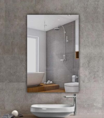 ABS RIVA ME-P-NH WALL MOUNTED PENCIL EDGE MIRROR SQUARE & RECTANGLE - Urban Designs Bathroom and Kitchen