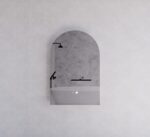 ABS RIVA MLED-AR1 BACKLIT FRAMLESS LED MIRROR ARCH - Urban Designs Bathroom and Kitchen