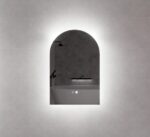 ABS RIVA MLED-AR1 BACKLIT FRAMLESS LED MIRROR ARCH - Urban Designs Bathroom and Kitchen