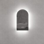 ABS RIVA MLED-AR1 BACKLIT FRAMLESS LED MIRROR ARCH - Urban Designs Bathroom and Kitchen