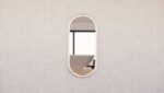 ABS RIVA MLED-O1-GF WALL MOUNTED FRAMED LED OVAL MIRROR BRUSHED GOLD - Urban Designs Bathroom and Kitchen