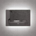 ABS RIVA MLED-S5 BACKLIT FRAMLESS LED MIRROR SQUARE & RECTANGLE - Urban Designs Bathroom and Kitchen