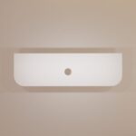 ABS RIVA WH900-ST BERGEN CURVE FLUTED WALL HUNG VANITY 900MM SOLID TIMBER FINISH - Urban Designs Bathroom and Kitchen