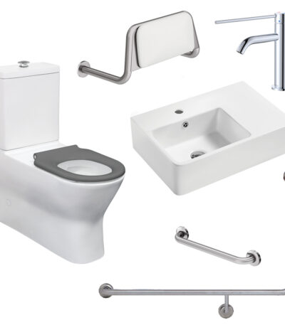 Accessible Delta Care Kit with Left-Hand 90° Rail
