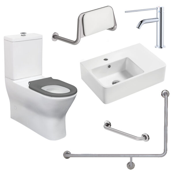 Accessible Delta Care Kit with Left-Hand 90° Rail