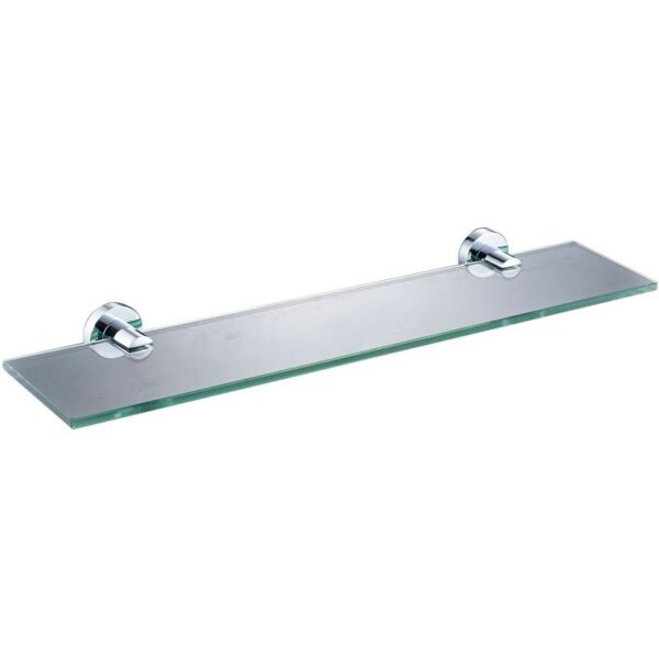 ACL 21803 RUBY GLASS SHELF 520MM CHROME - Urban Designs Bathroom and Kitchen
