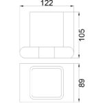 ACL 3606 KARA TUMBLER HOLDER CHROME - Urban Designs Bathroom and Kitchen