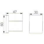 ACL 6401 ROSA ROBE HOOK CHROME / MATTE BLACK - Urban Designs Bathroom and Kitchen