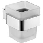 ACL 6402 ROSA TUMBLER HOLDER CHROME / MATTE BLACK - Urban Designs Bathroom and Kitchen