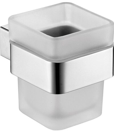 ACL 6402 ROSA TUMBLER HOLDER CHROME / MATTE BLACK - Urban Designs Bathroom and Kitchen