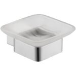 ACL 6403 ROSA SOAP DISH CHROME / MATTE BLACK - Urban Designs Bathroom and Kitchen