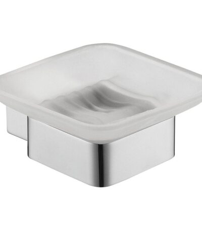ACL 6403 ROSA SOAP DISH CHROME / MATTE BLACK - Urban Designs Bathroom and Kitchen