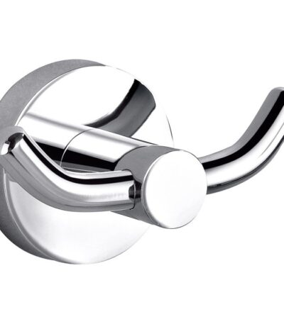 ACL 8125 OTUS DOUBLE ROBE HOOK CHROME & COLOURED - Urban Designs Bathroom and Kitchen