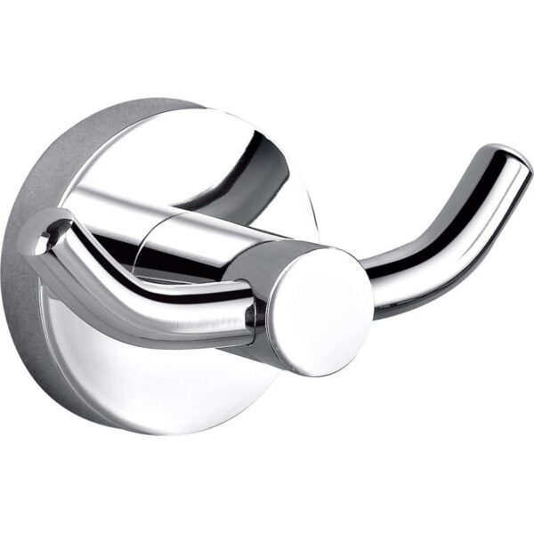 ACL 8125 OTUS DOUBLE ROBE HOOK CHROME & COLOURED - Urban Designs Bathroom and Kitchen