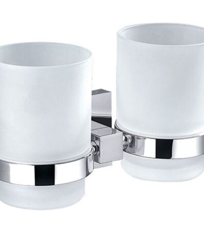 ACL 8928 SARA DOUBLE TUMBLER HOLDER CHROME - Urban Designs Bathroom and Kitchen
