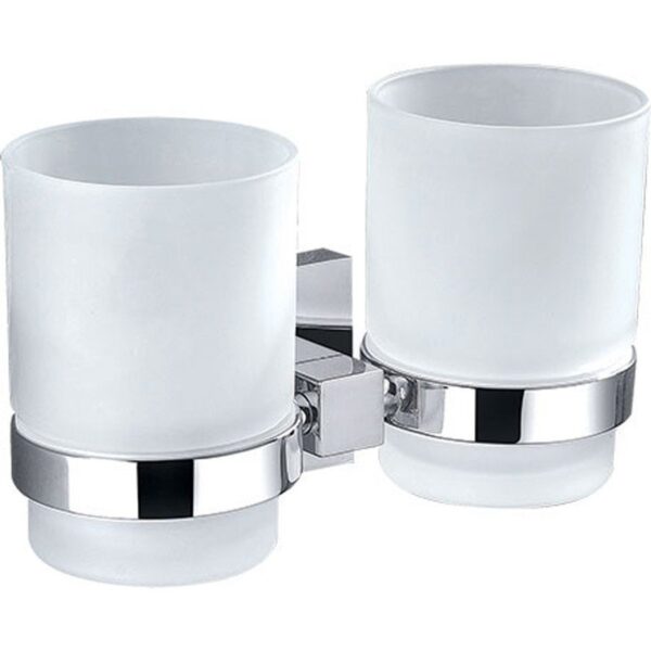 ACL 8928 SARA DOUBLE TUMBLER HOLDER CHROME - Urban Designs Bathroom and Kitchen