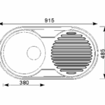 ACL NH1500 RHB/ LHB ROUND SINGLE KITCHEN SINK WITH SINGLE DRAINER LEFT/RIGHT HAND BOWL STAINLESS STEEL - Urban Designs Bathroom and Kitchen