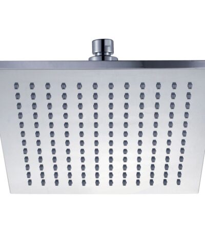 ACL PRP1025-1N ROSA SQUARE PLASTIC SHOWER HEAD 200MM CHROME - Urban Designs Bathroom and Kitchen