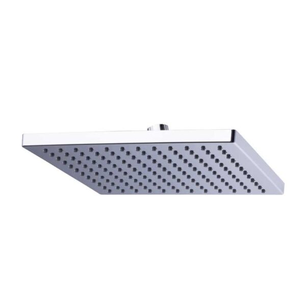 ACL PRP321001 ROSA SQUARE PLASTIC SHOWER HEAD 250MM CHROME - Urban Designs Bathroom and Kitchen