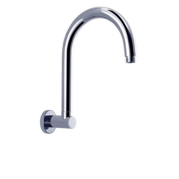 ACL PRY016 ROUND VERTICAL P-SHAPE SHOWER ARM CHROME - Urban Designs Bathroom and Kitchen