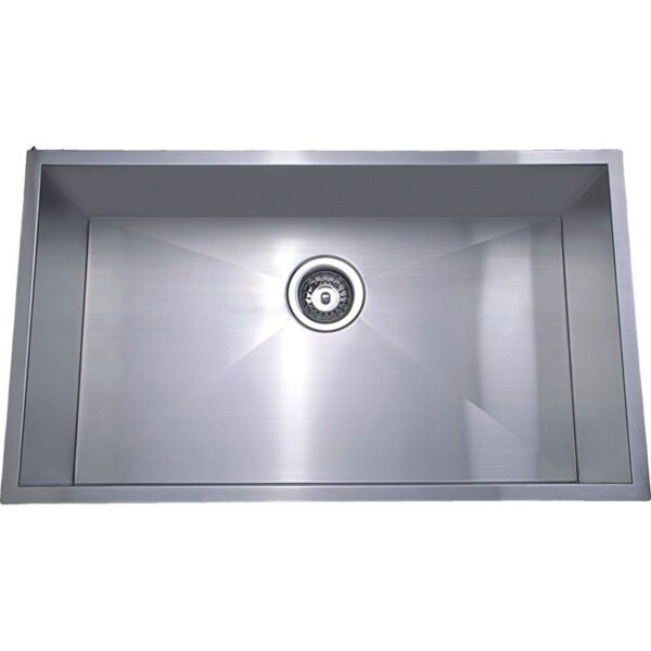 ACL PS720 ROSA ABOVE/UNDERMOUNT SINGLE KITCHEN SINK STAINLESS STEEL - Urban Designs Bathroom and Kitchen