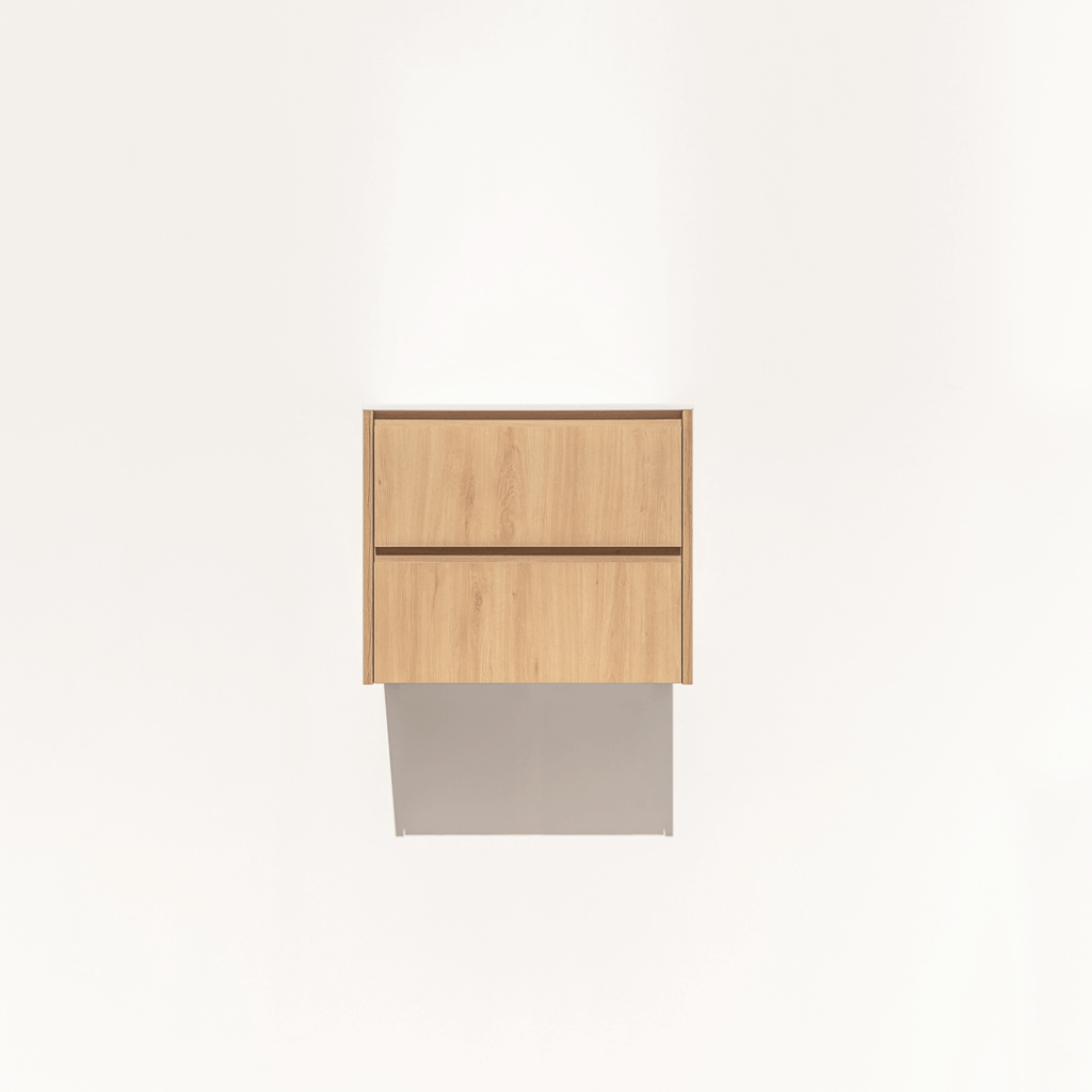 Addison 2-Drawer 600mm - Pure Oak - 1 Cut-Out