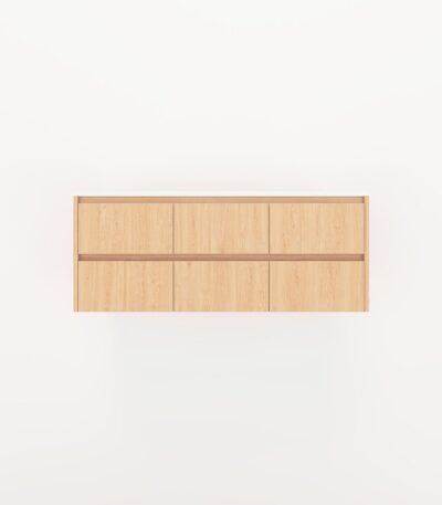 Addison 6-Drawer 1278mm - Pure Oak