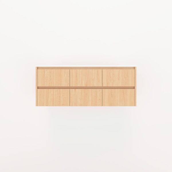 Addison 6-Drawer 1278mm - Pure Oak