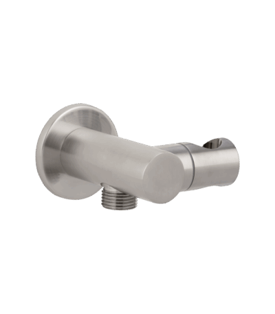 Adjustable Hand Shower Holder and BP - Brushed Nickel