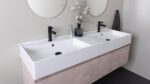 ADP CAPRI WALL HUNG VANITY WITH ITALIAN SCARABEO CERAMIC TOP - Urban Designs Bathroom and Kitchen
