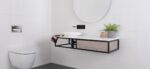 ADP COBALT QUARTZ WALL HUNG VANITY METAL FRAME WITH BENCHTOP - Urban Designs Bathroom and Kitchen