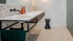 ADP COBALT WALL HUNG VANITY METAL FRAME WITH SOLID SURFACE MOULDED TOP - Urban Designs Bathroom and Kitchen
