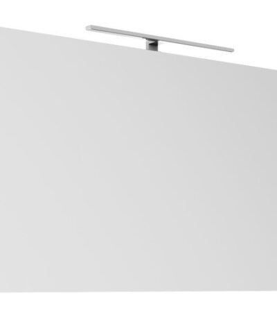 ADP DLM12080 DAYLIGHT RECTANGULAR FRAMED MIRROR 1200x800 CHROME/MATTE BLACK - Urban Designs Bathroom and Kitchen