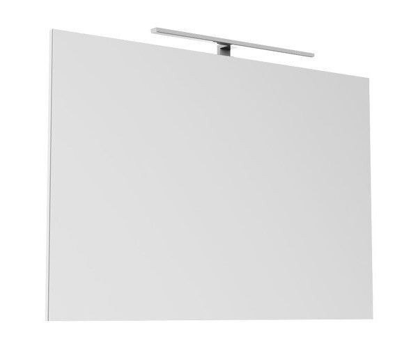 ADP DLM12080 DAYLIGHT RECTANGULAR FRAMED MIRROR 1200x800 CHROME/MATTE BLACK - Urban Designs Bathroom and Kitchen
