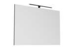 ADP DLM12080 DAYLIGHT RECTANGULAR FRAMED MIRROR 1200x800 CHROME/MATTE BLACK - Urban Designs Bathroom and Kitchen