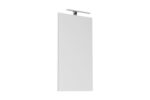 ADP DLM4580 DAYLIGHT RECTANGULAR FRAMED MIRROR 450x800 CHROME/MATTE BLACK - Urban Designs Bathroom and Kitchen