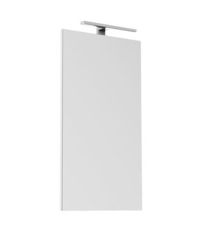 ADP DLM4580 DAYLIGHT RECTANGULAR FRAMED MIRROR 450x800 CHROME/MATTE BLACK - Urban Designs Bathroom and Kitchen