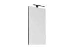 ADP DLM4580 DAYLIGHT RECTANGULAR FRAMED MIRROR 450x800 CHROME/MATTE BLACK - Urban Designs Bathroom and Kitchen