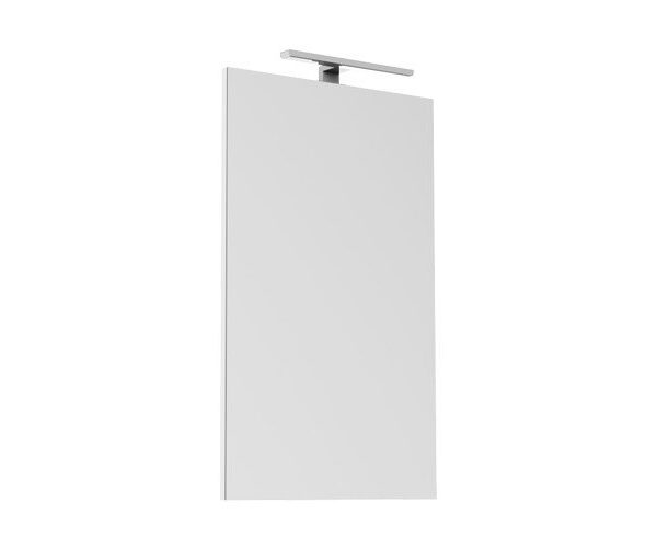 ADP DLM5080 DAYLIGHT RECTANGULAR FRAMED MIRROR 500x800 CHROME/MATTE BLACK - Urban Designs Bathroom and Kitchen