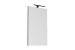 ADP DLM5080 DAYLIGHT RECTANGULAR FRAMED MIRROR 500x800 CHROME/MATTE BLACK - Urban Designs Bathroom and Kitchen